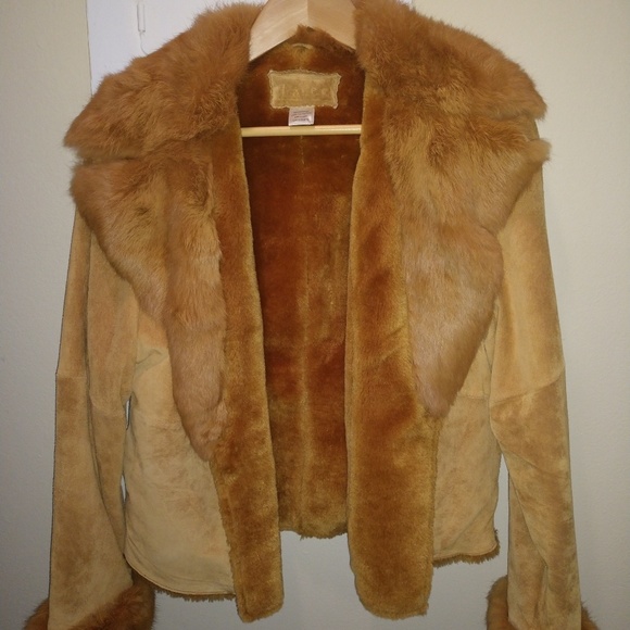 LaVee Jackets & Blazers - Vintage fox fur & suede jacket by LaVee - size S